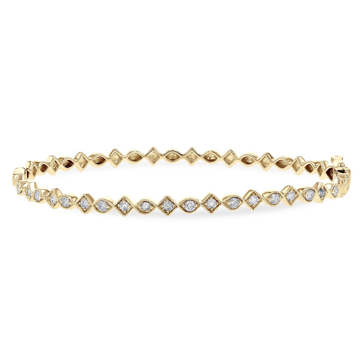 14KT Gold Diamond Bracelet