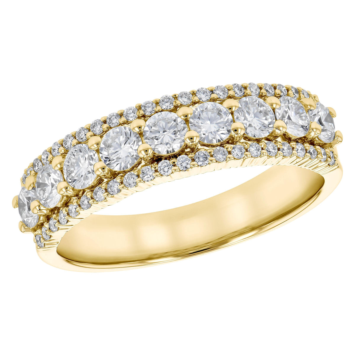 14KT Gold Ladies Diamond Wedding Ring