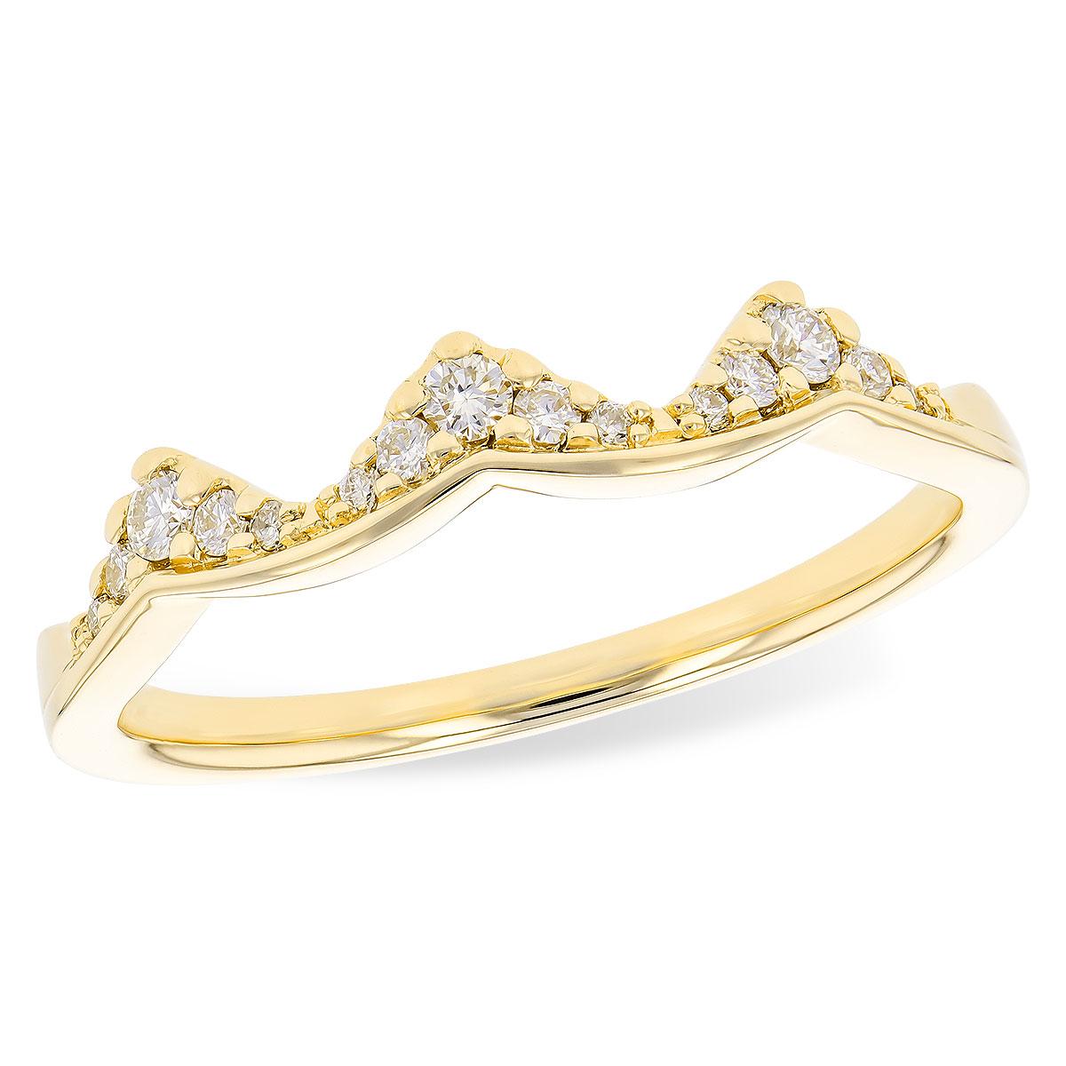 14KT Gold Ladies Diamond Wrap/Guard