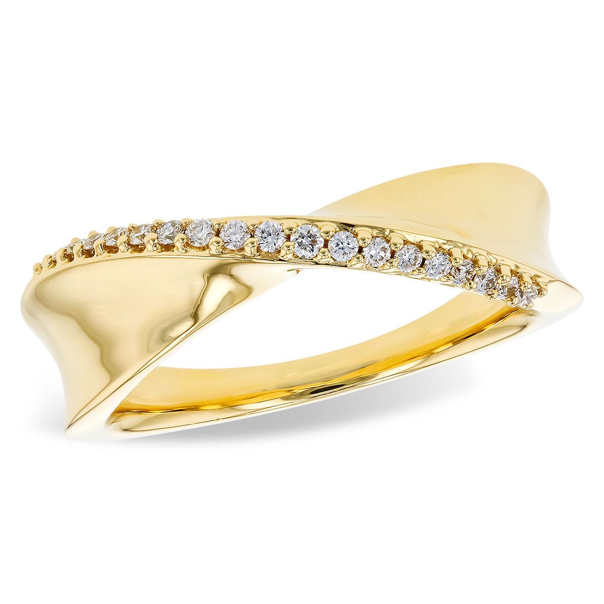 14KT Gold Ladies Diamond Wedding Ring