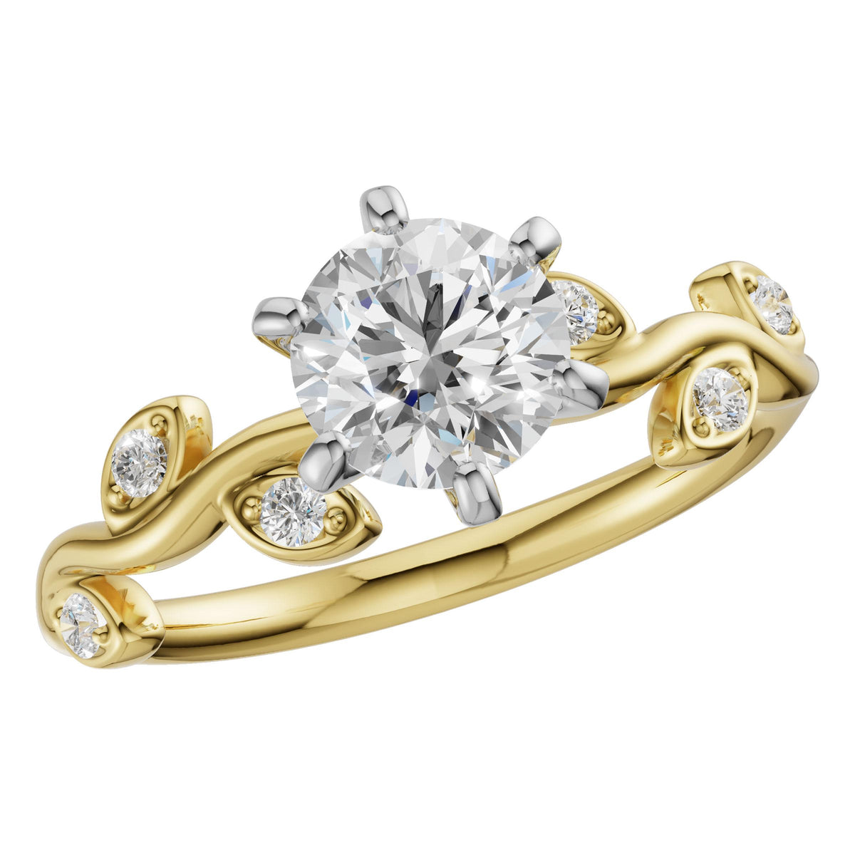 14KT Gold Semi-Mount Engagement Ring