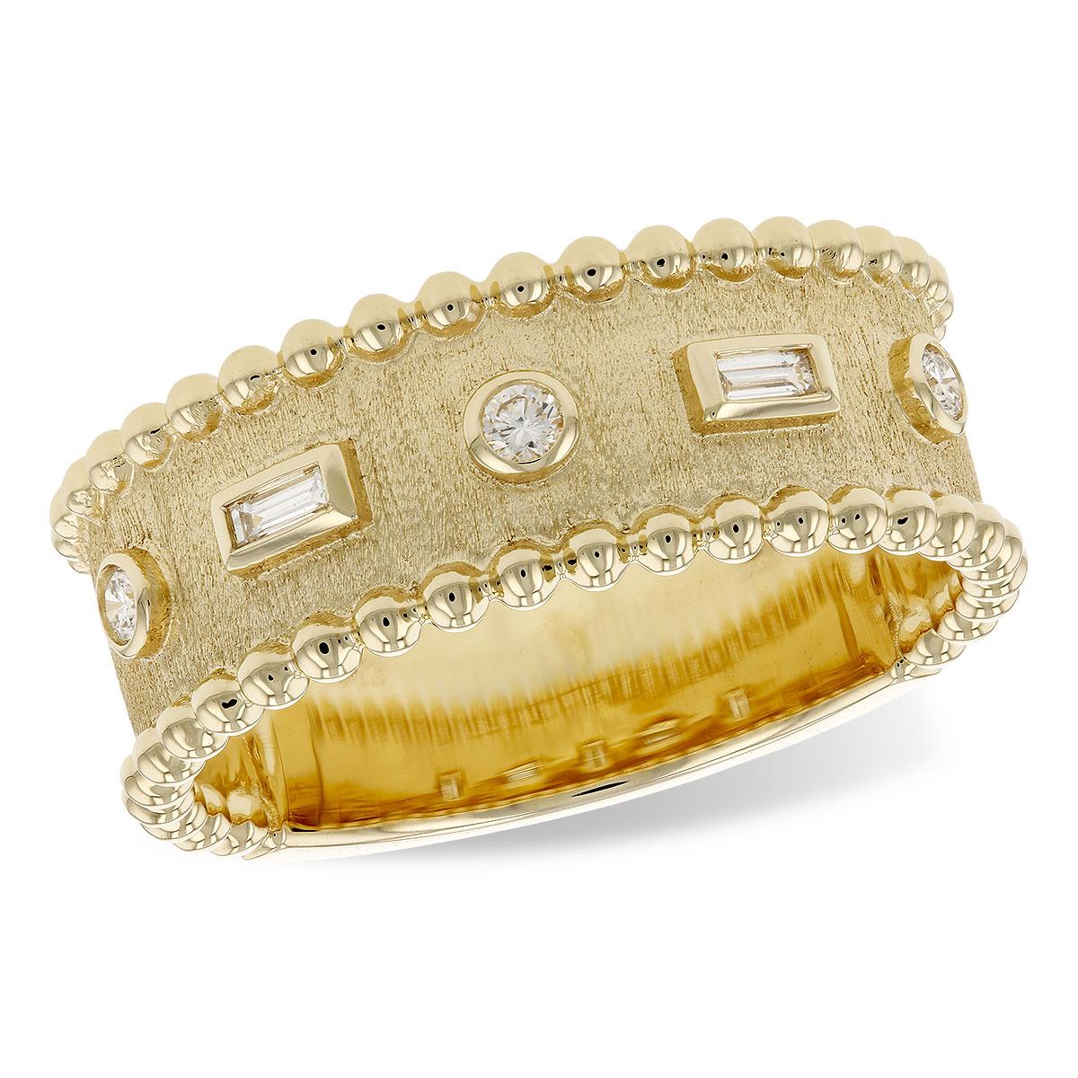 14KT Gold Ladies Diamond Wedding Ring