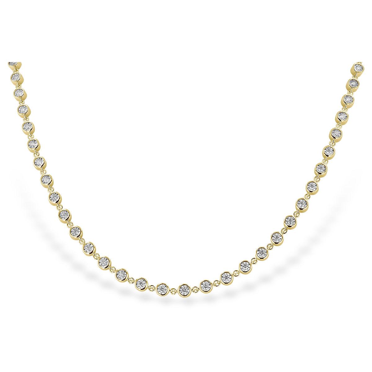 14KT Gold Diamond Necklace