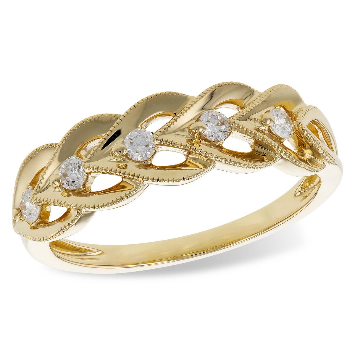 14KT Gold Ladies Diamond Wedding Ring