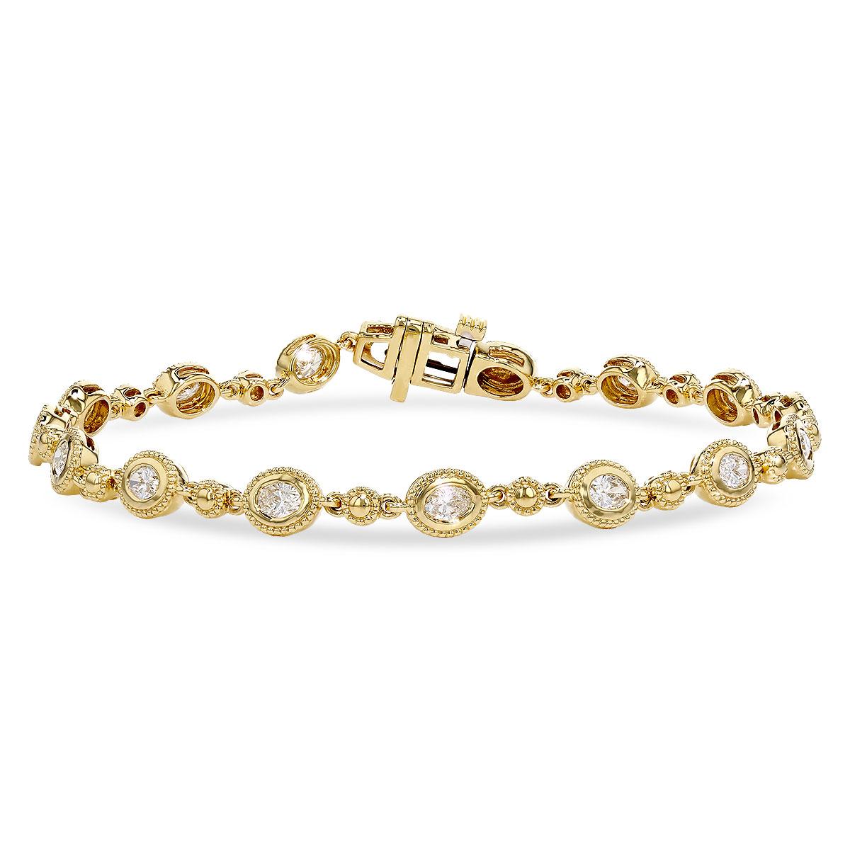 14KT Gold Diamond Bracelet