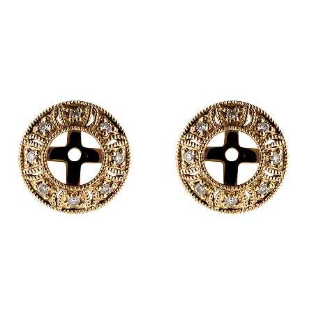 14KT Gold Diamond Earrings