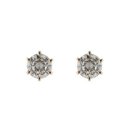 14KT Gold Diamond Earrings