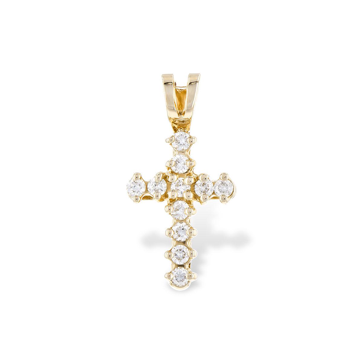 14KT Gold Diamond Pendant