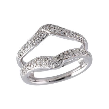 14KT Gold Ladies Diamond Wrap/Guard