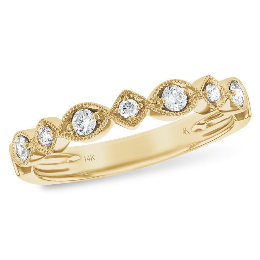 14KT Gold Ladies Diamond Wedding Ring