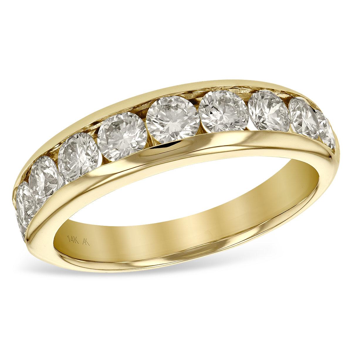 14KT Gold Ladies Diamond Wedding Ring