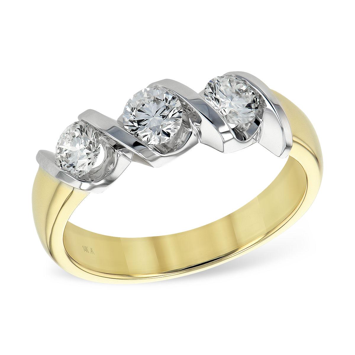 14KT Gold Ladies Diamond Wedding Ring