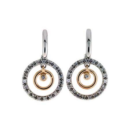 14KT Gold Diamond Earrings