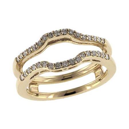14KT Gold Ladies Diamond Wrap/Guard
