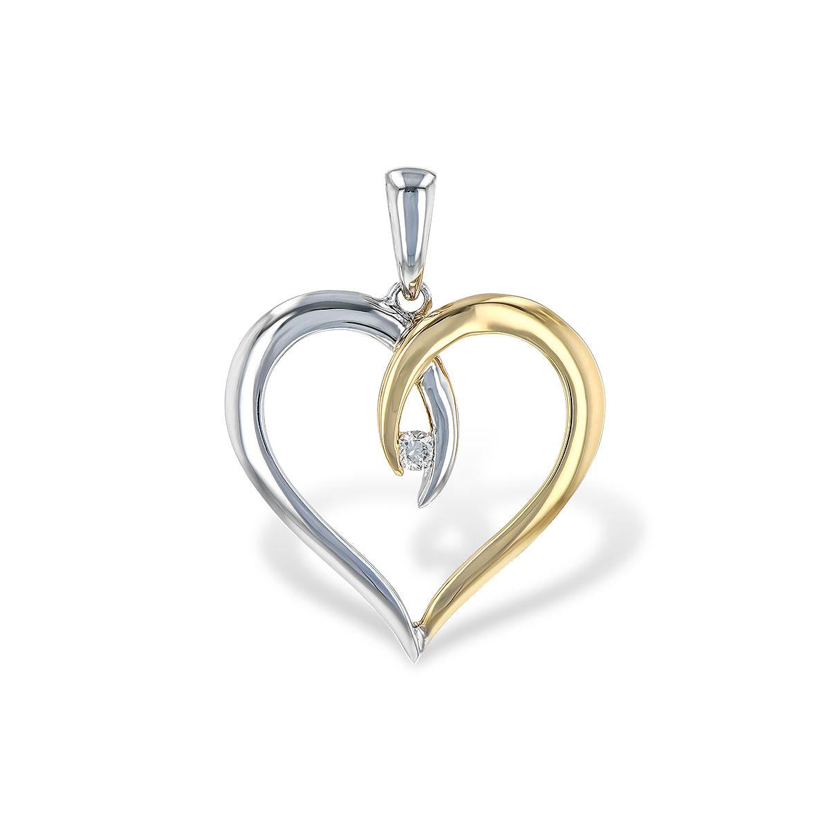 14KT Gold Diamond Pendant