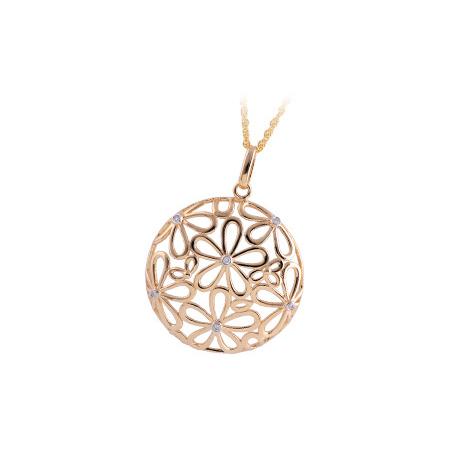 14KT Gold Diamond Necklace