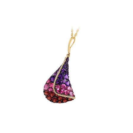 14KT Gold Multi-Stone Necklace