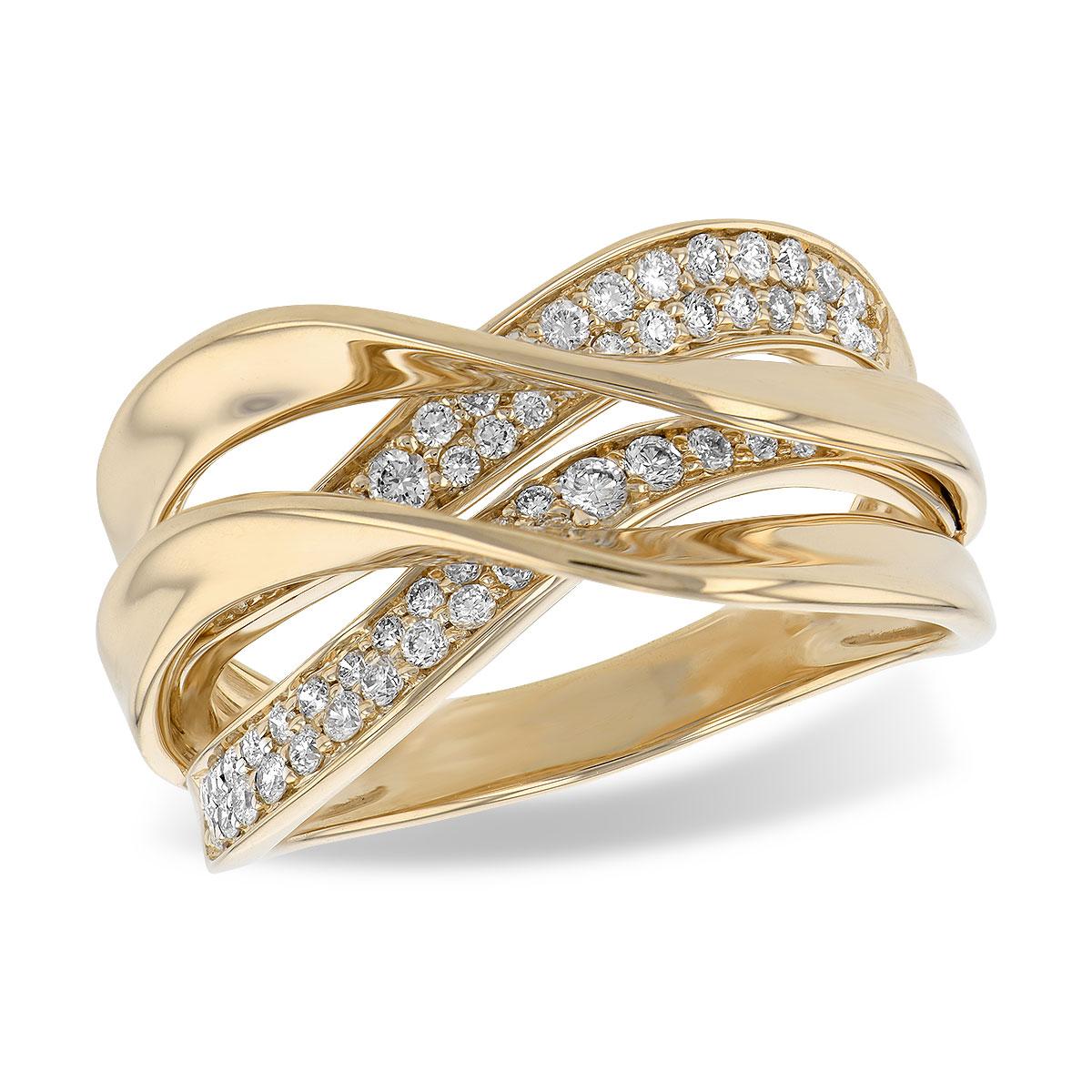 14KT Gold Ladies Diamond Wedding Ring
