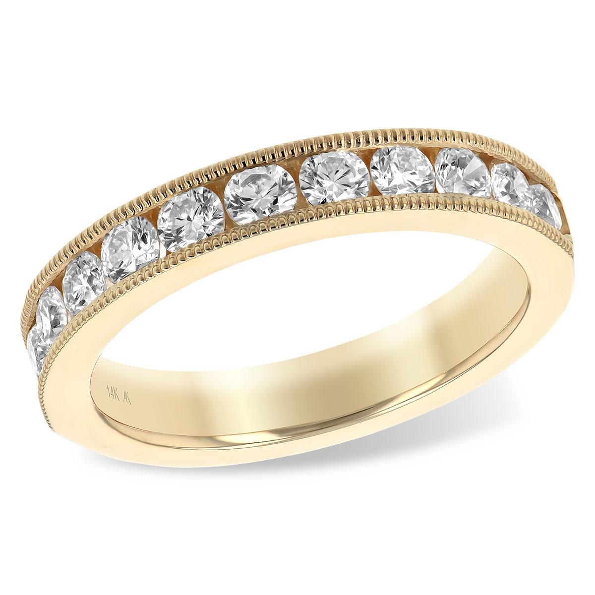 14KT Gold Ladies Diamond Wedding Ring