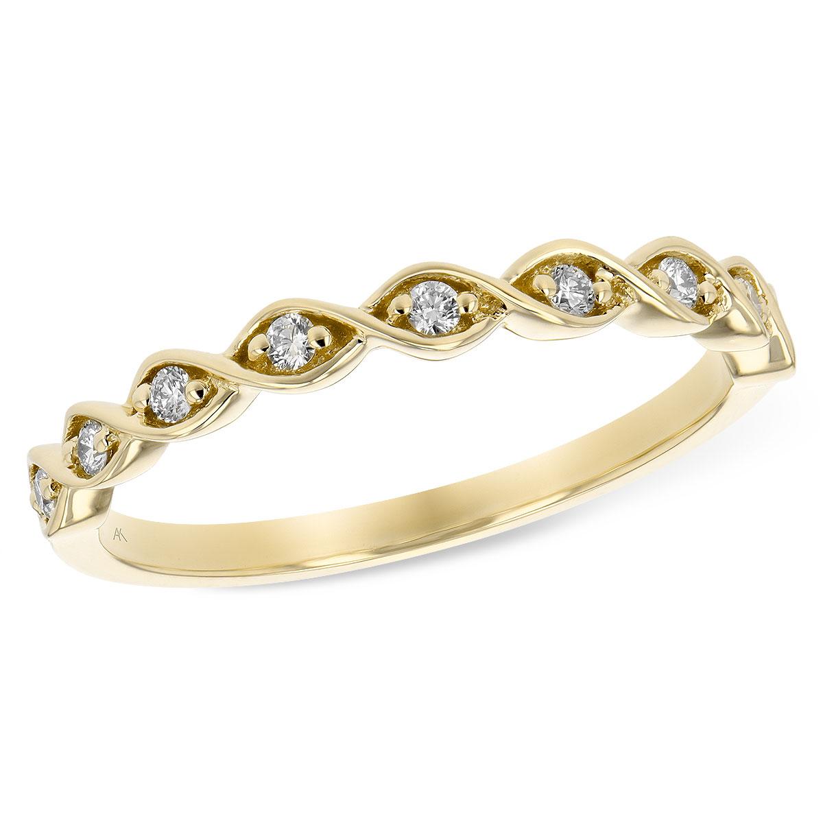 14KT Gold Ladies Diamond Wedding Ring