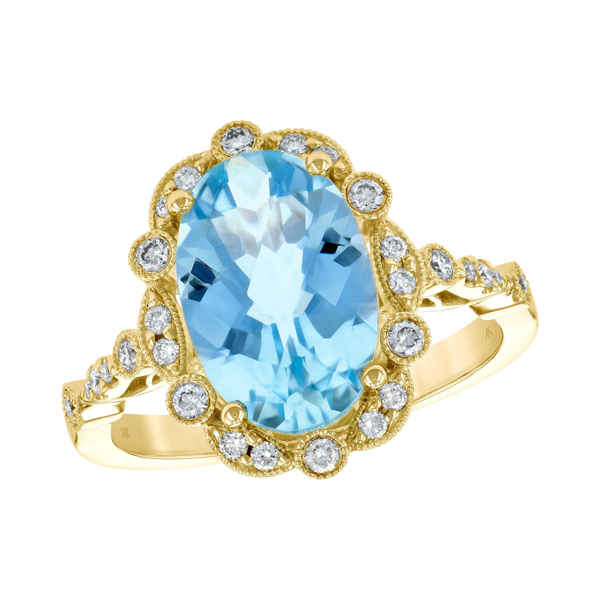 14KT Gold Ladies Diamond Ring