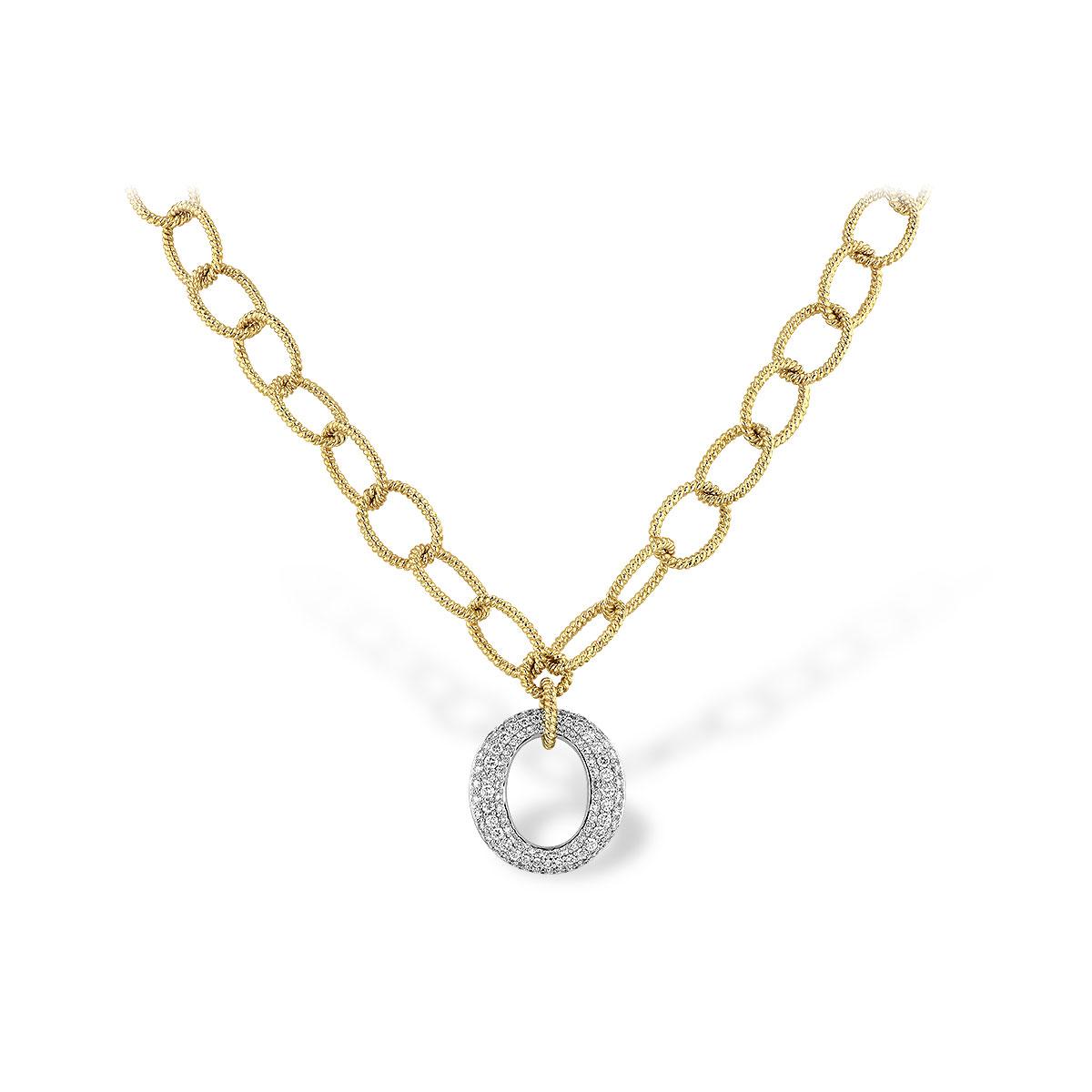 14KT Gold Diamond Necklace