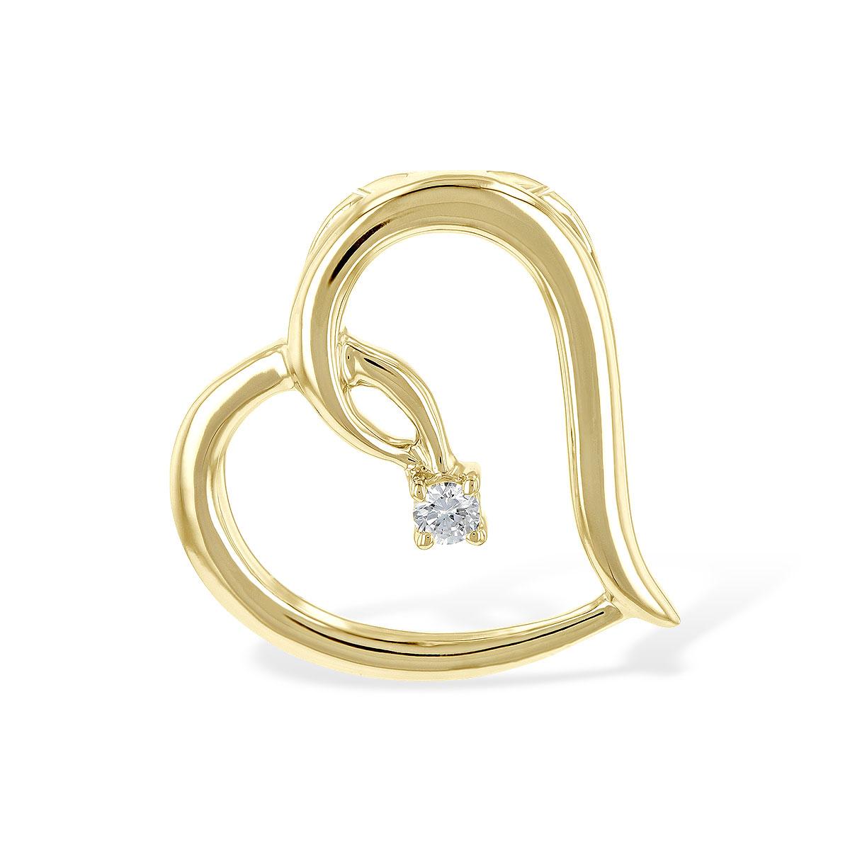 14KT Gold Diamond Pendant