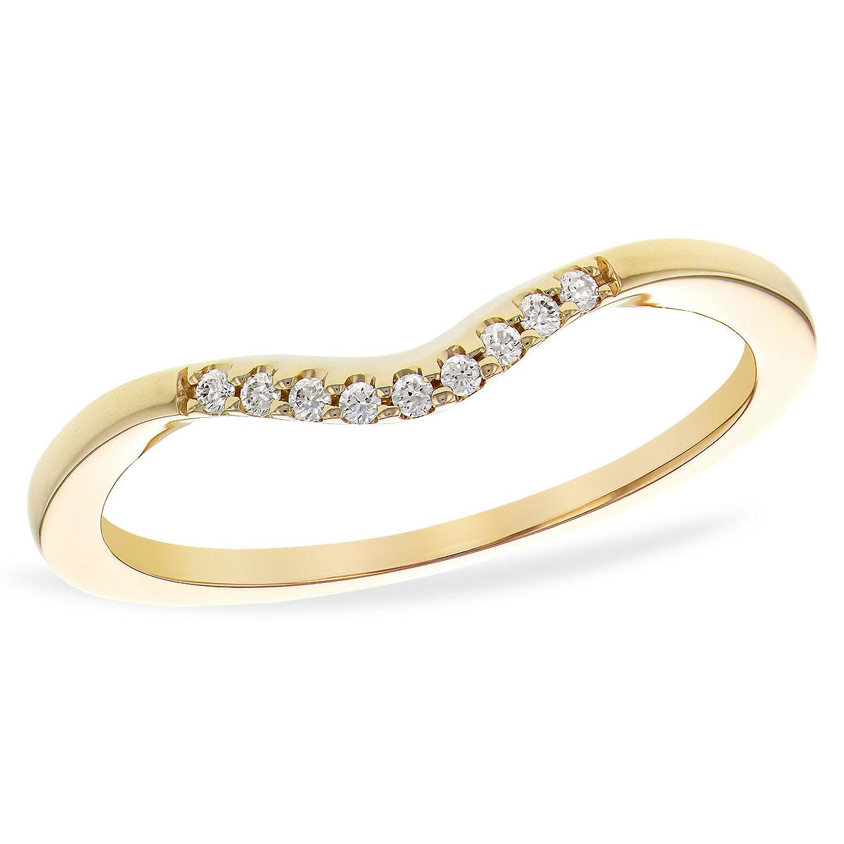 14KT Gold Ladies Diamond Wedding Ring