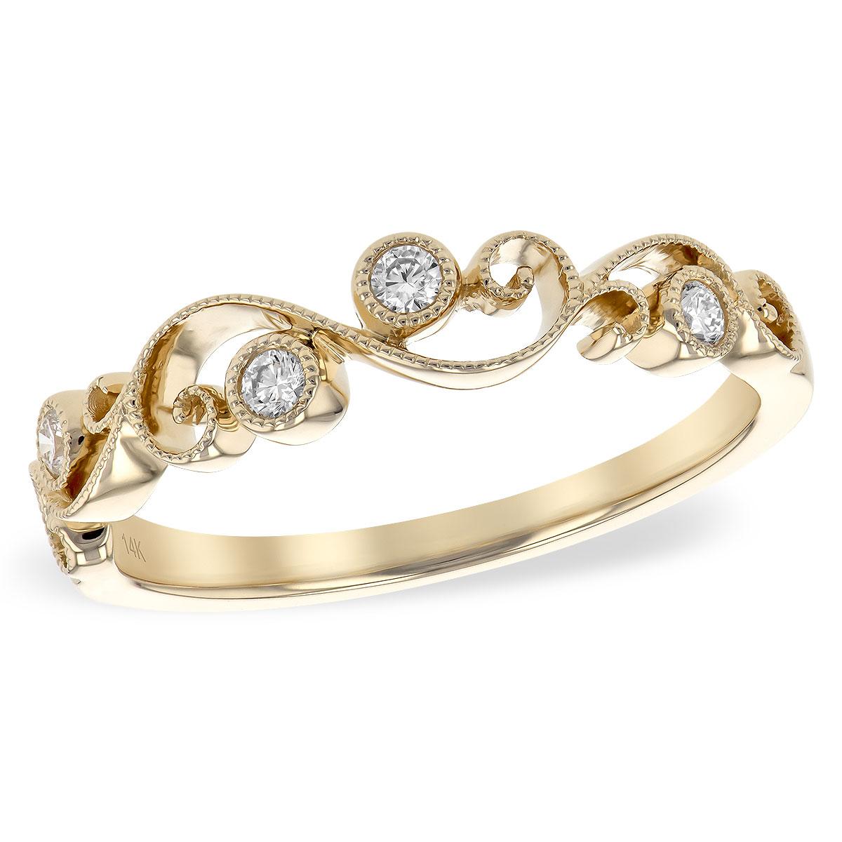 14KT Gold Ladies Diamond Wedding Ring