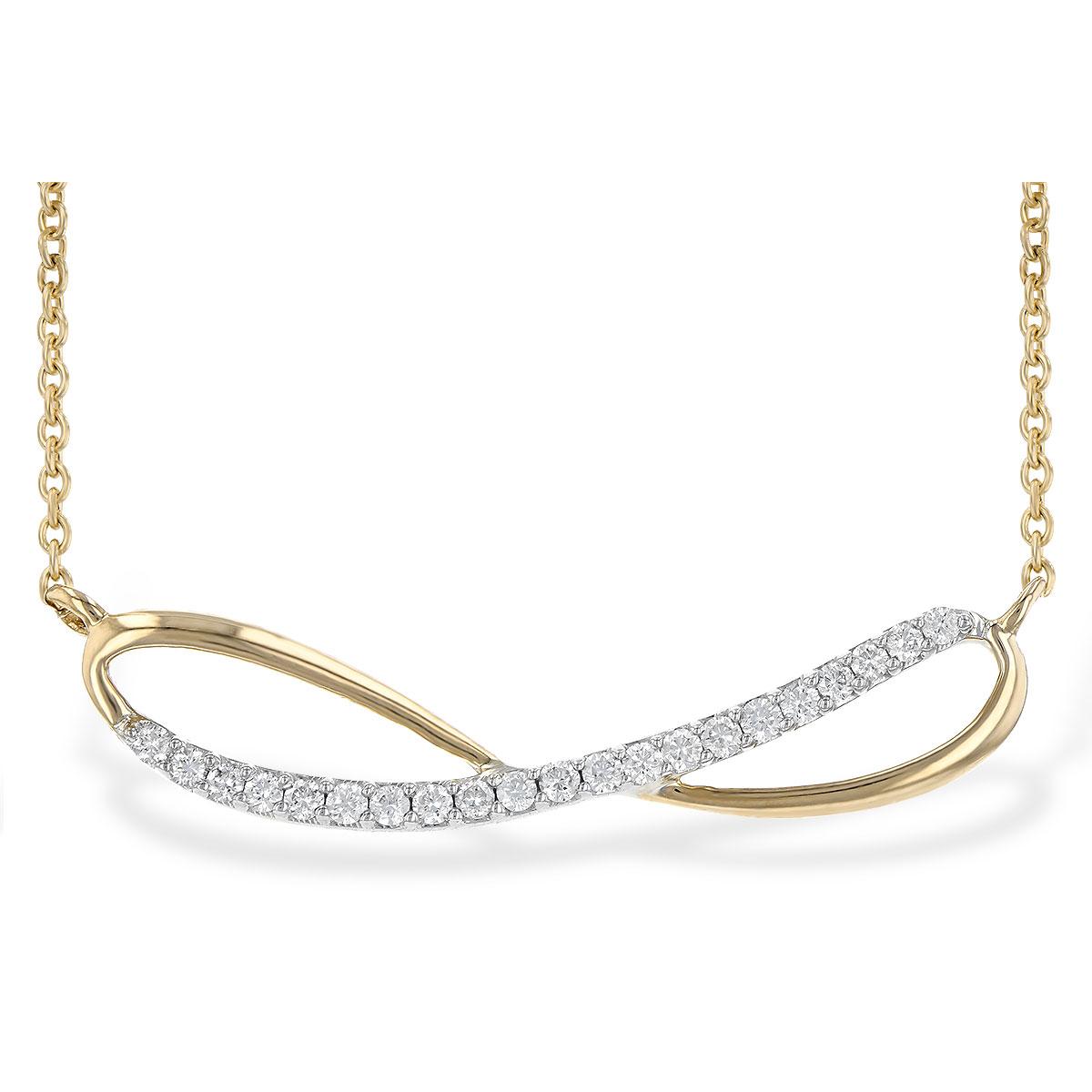 14KT Gold Diamond Necklace
