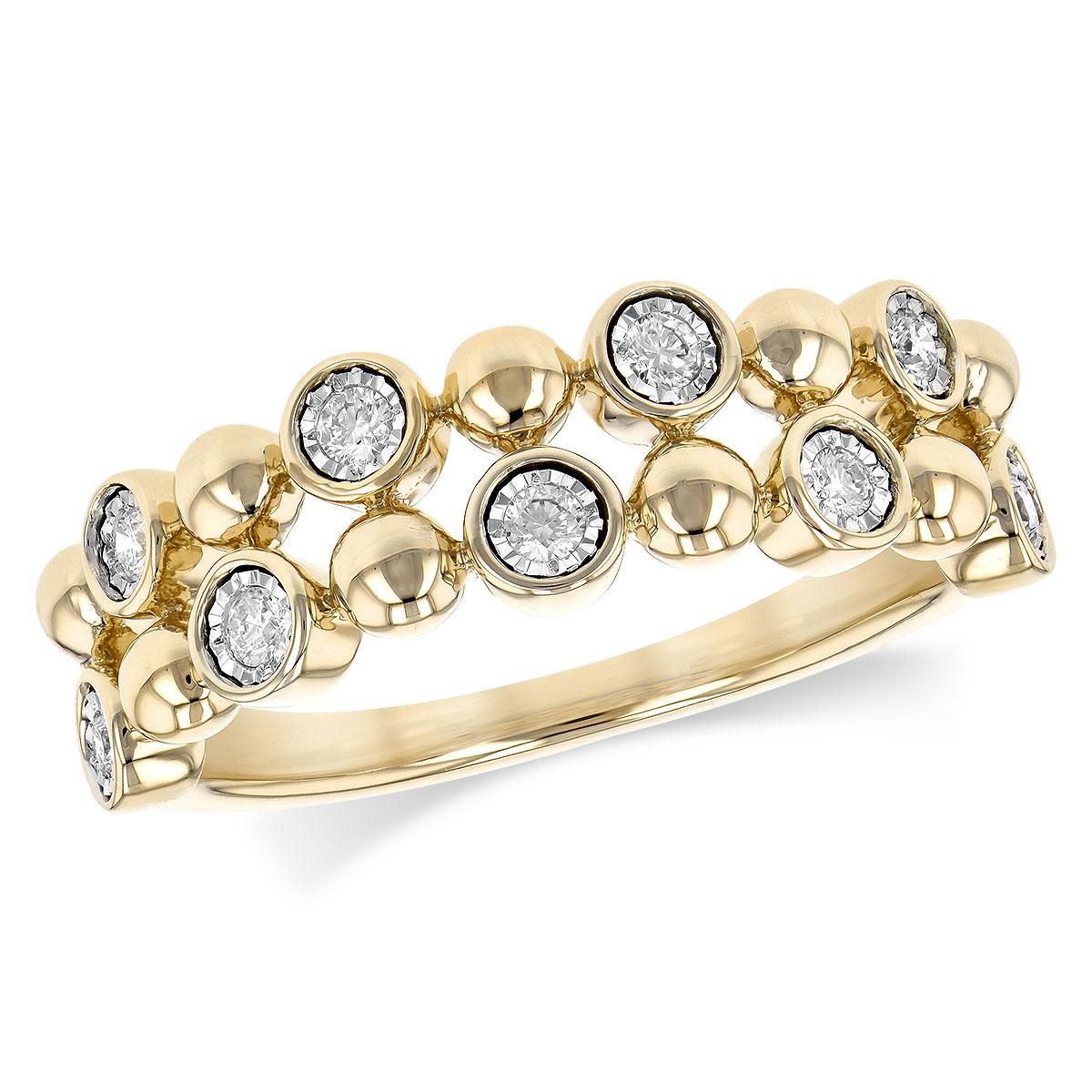 14KT Gold Ladies Diamond Wedding Ring
