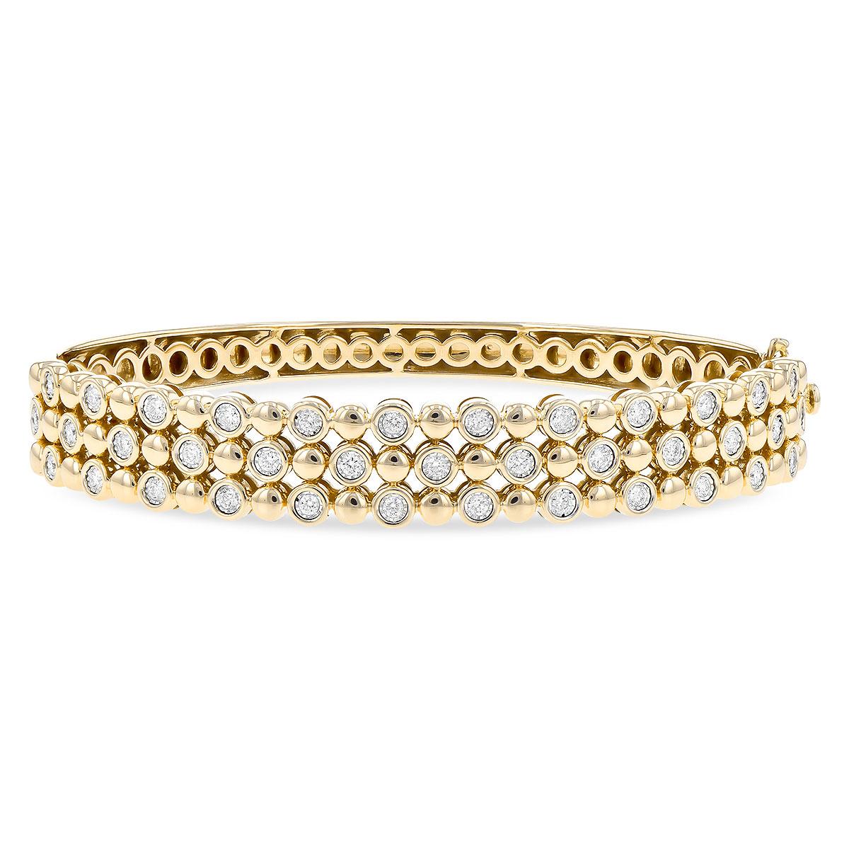 14KT Gold Diamond Bracelet