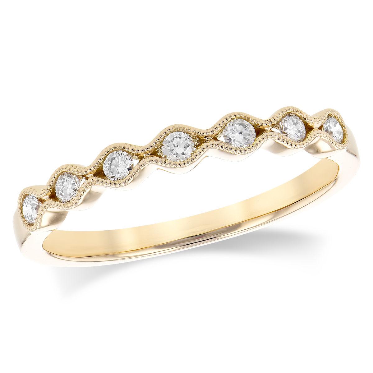 14KT Gold Ladies Diamond Wedding Ring