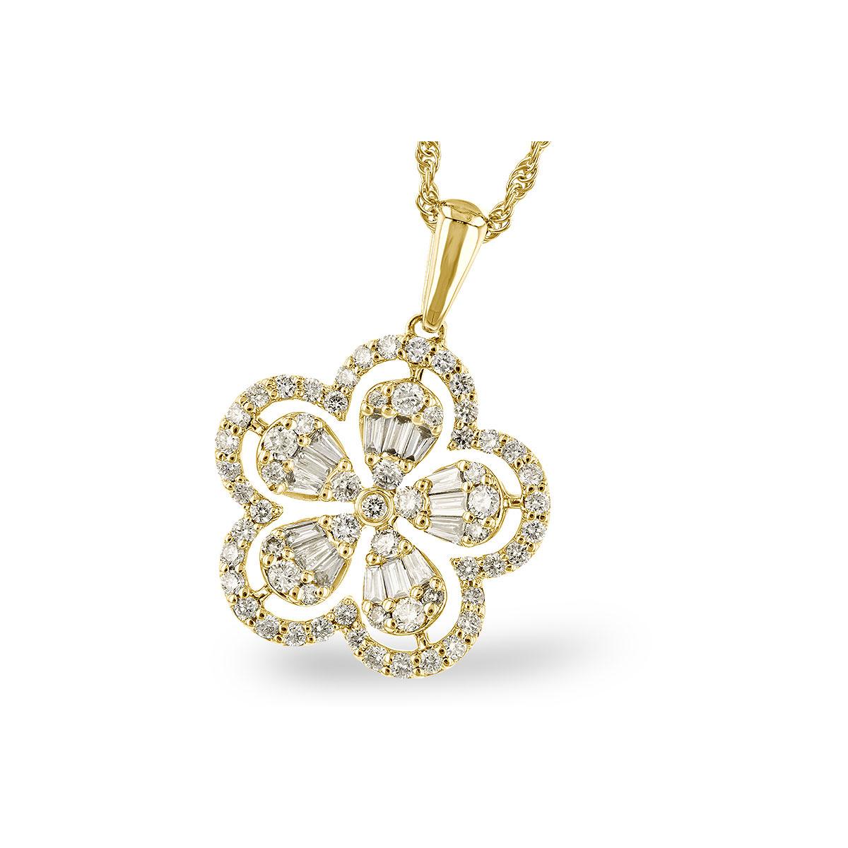 14KT Gold Diamond Necklace