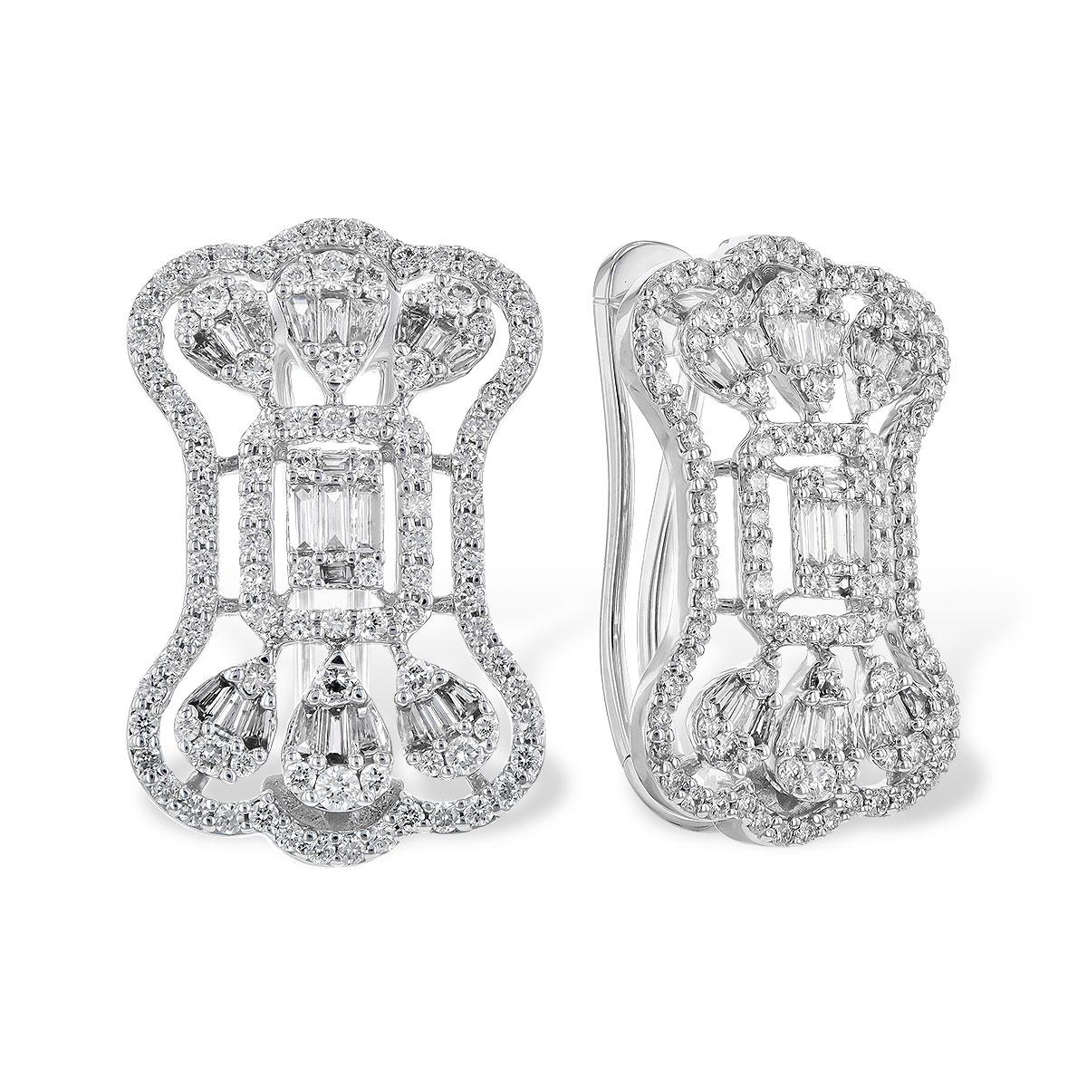 14KT Gold Diamond Earrings