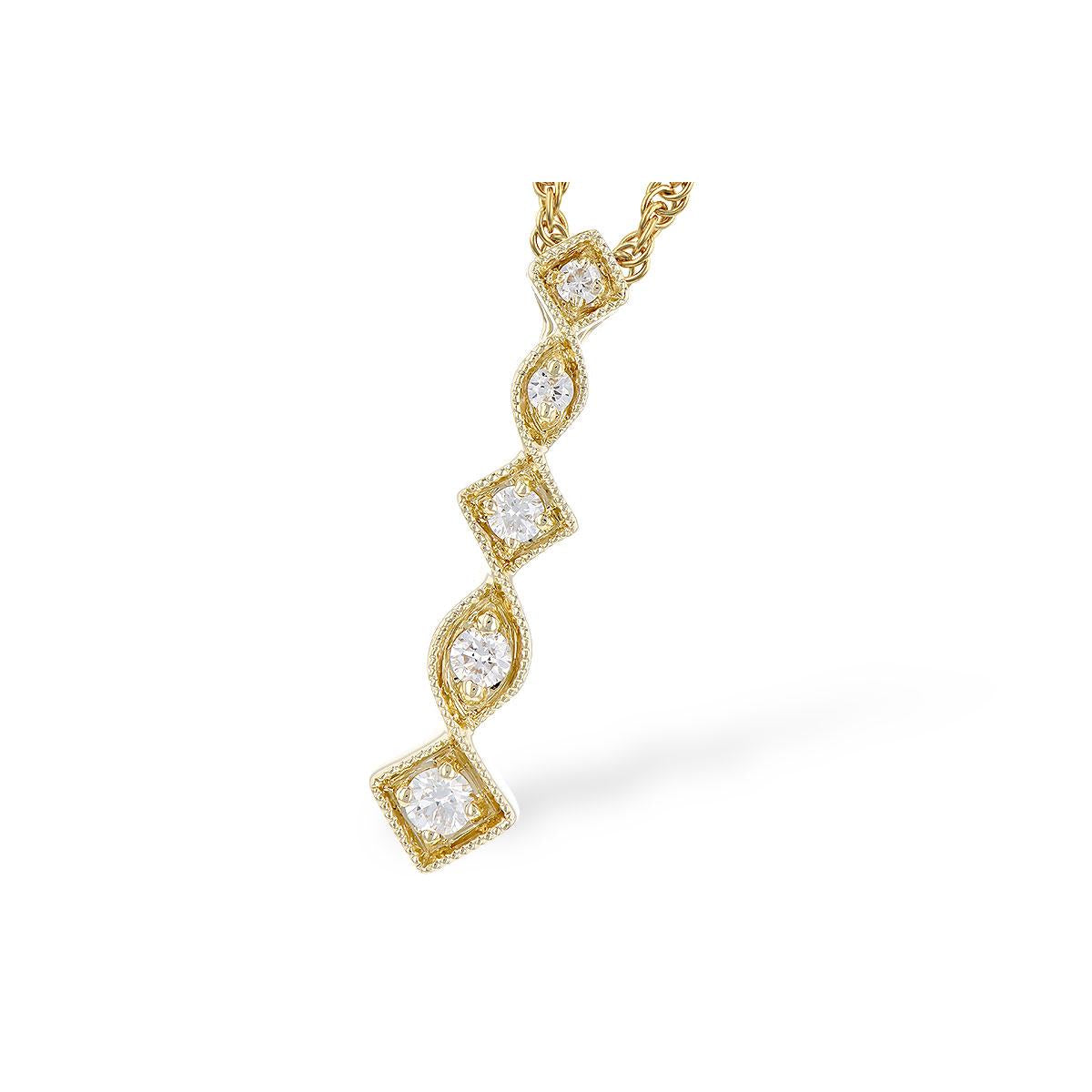 14KT Gold Diamond Necklace