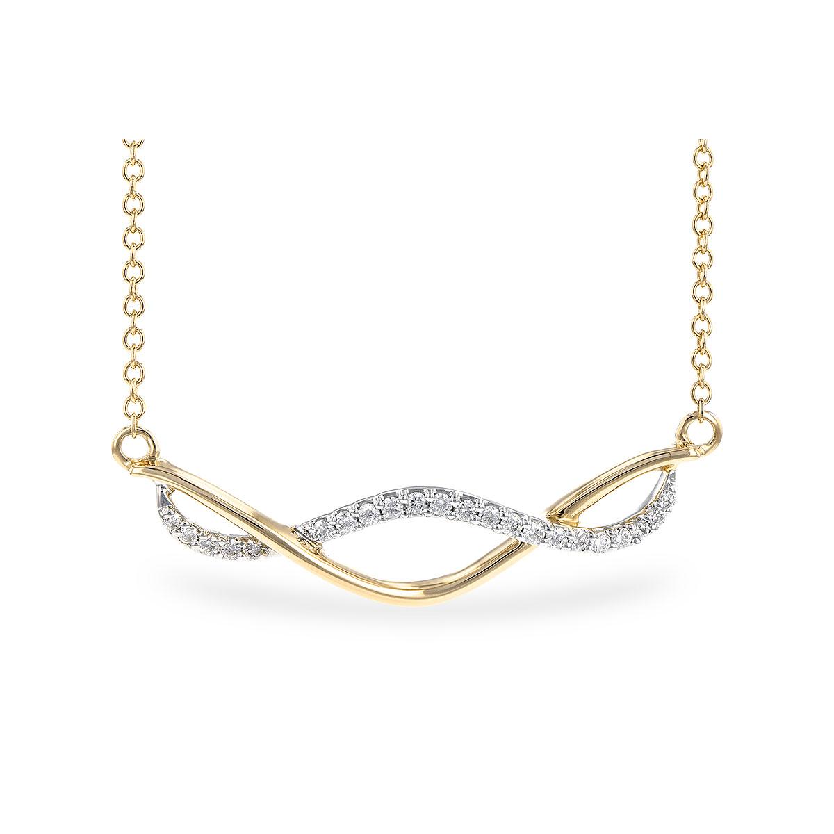 14KT Gold Diamond Necklace
