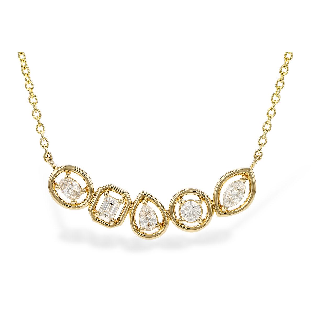 14KT Gold Diamond Necklace