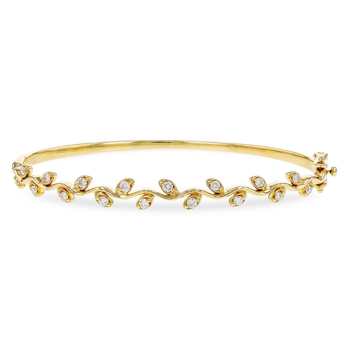 14KT Gold Diamond Bracelet