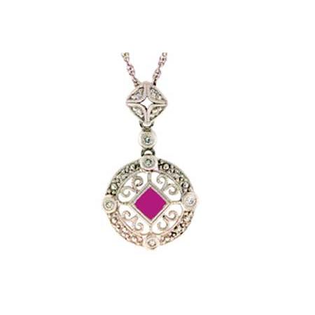 14KT Gold Sapphire Necklace