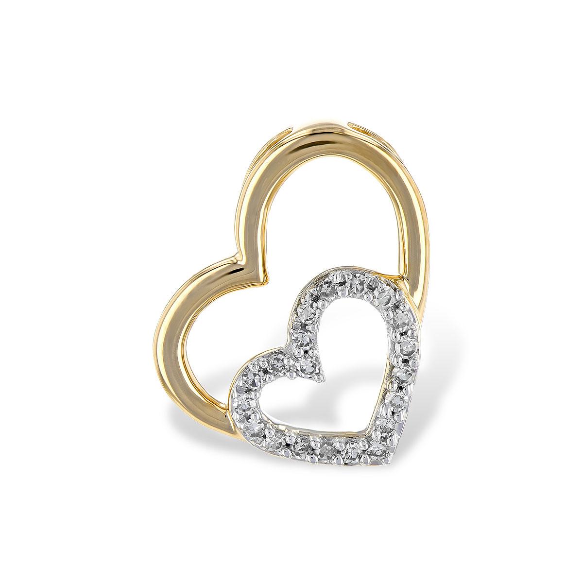14KT Gold Diamond Pendant