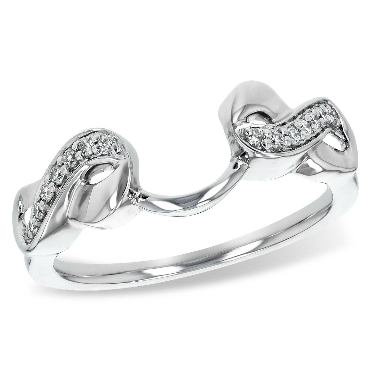 14KT Gold Ladies Diamond Wrap/Guard