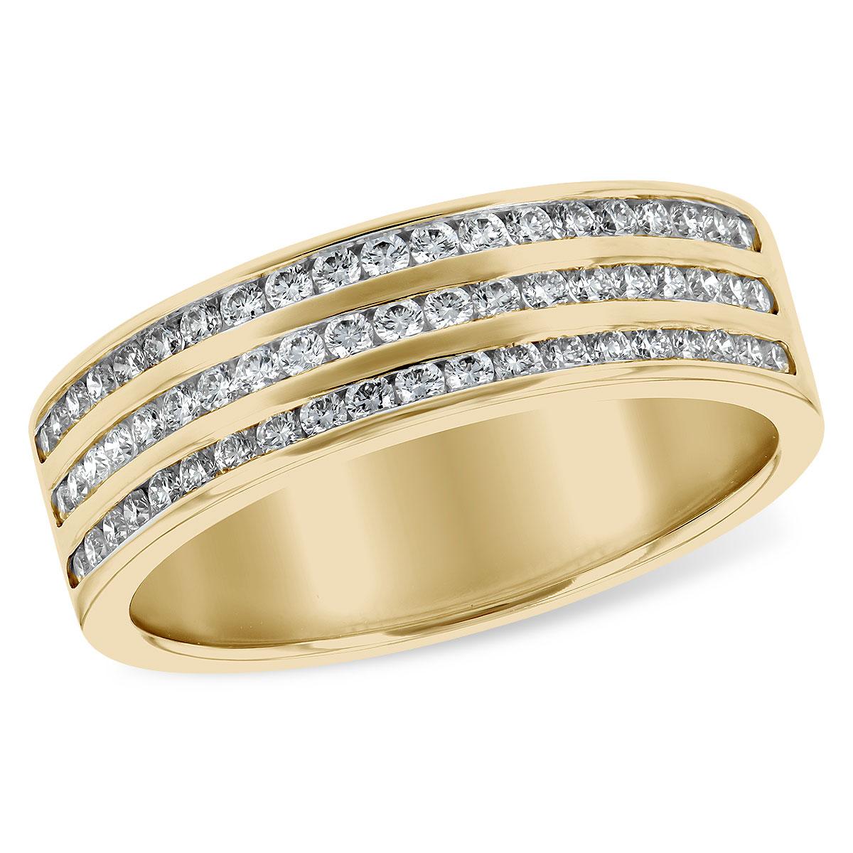 14KT Gold Ladies Diamond Wedding Ring