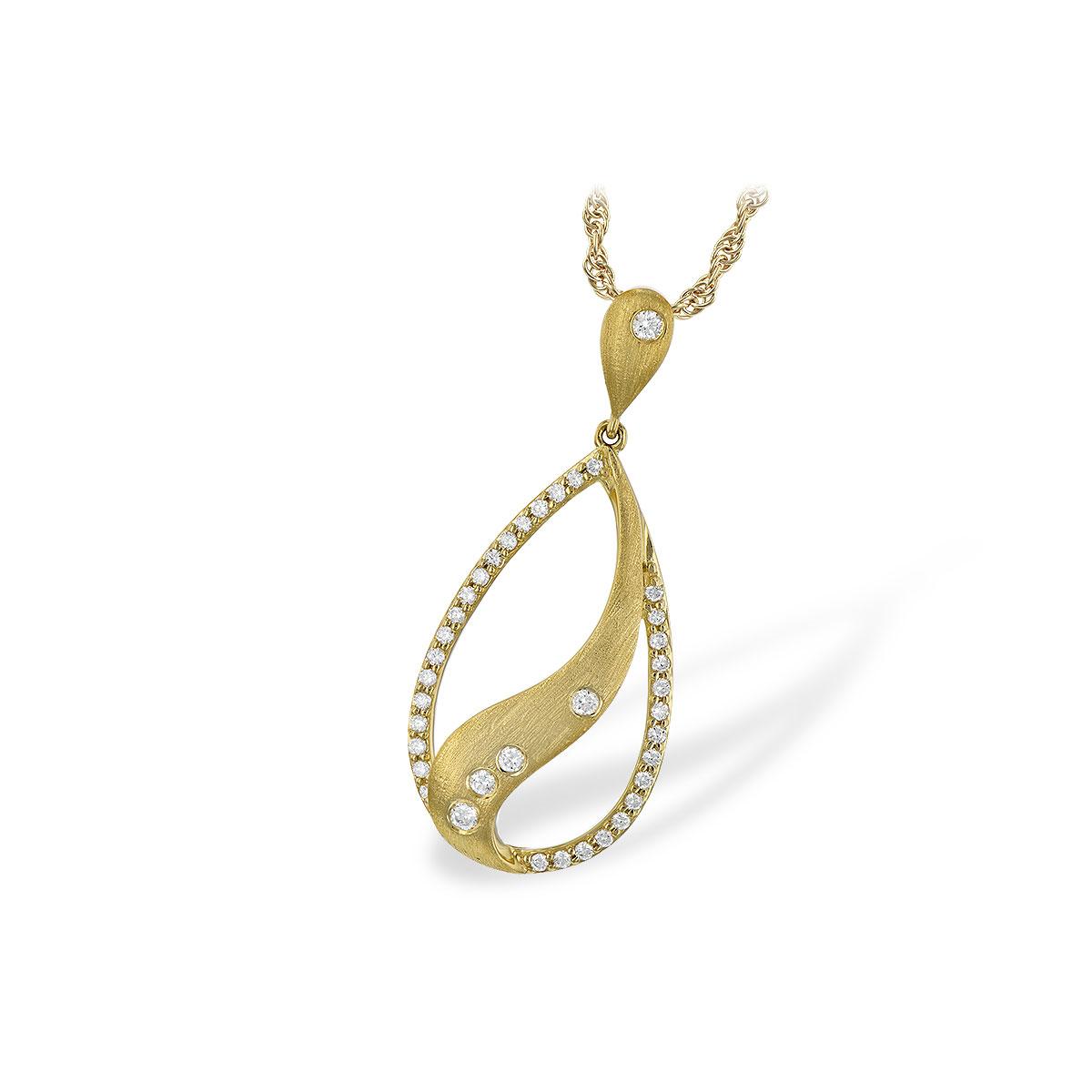 14KT Gold Diamond Necklace