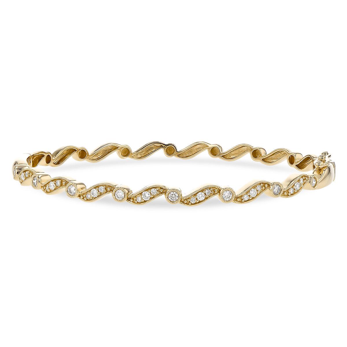14KT Gold Diamond Bracelet
