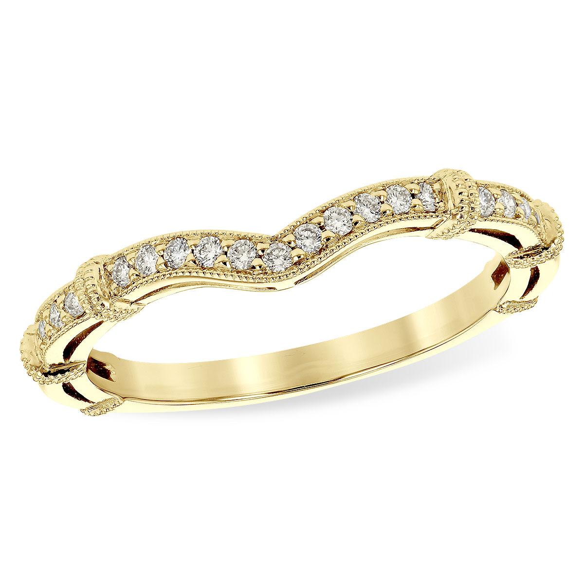 14KT Gold Ladies Diamond Wedding Ring