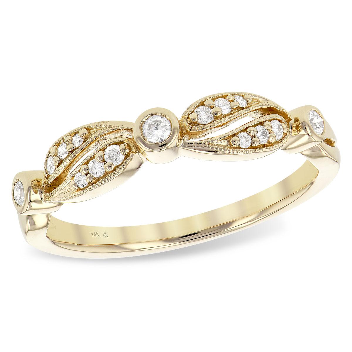 14KT Gold Ladies Diamond Wedding Ring