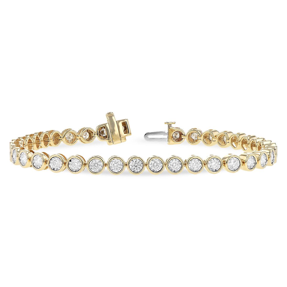 14KT Gold Diamond Bracelet