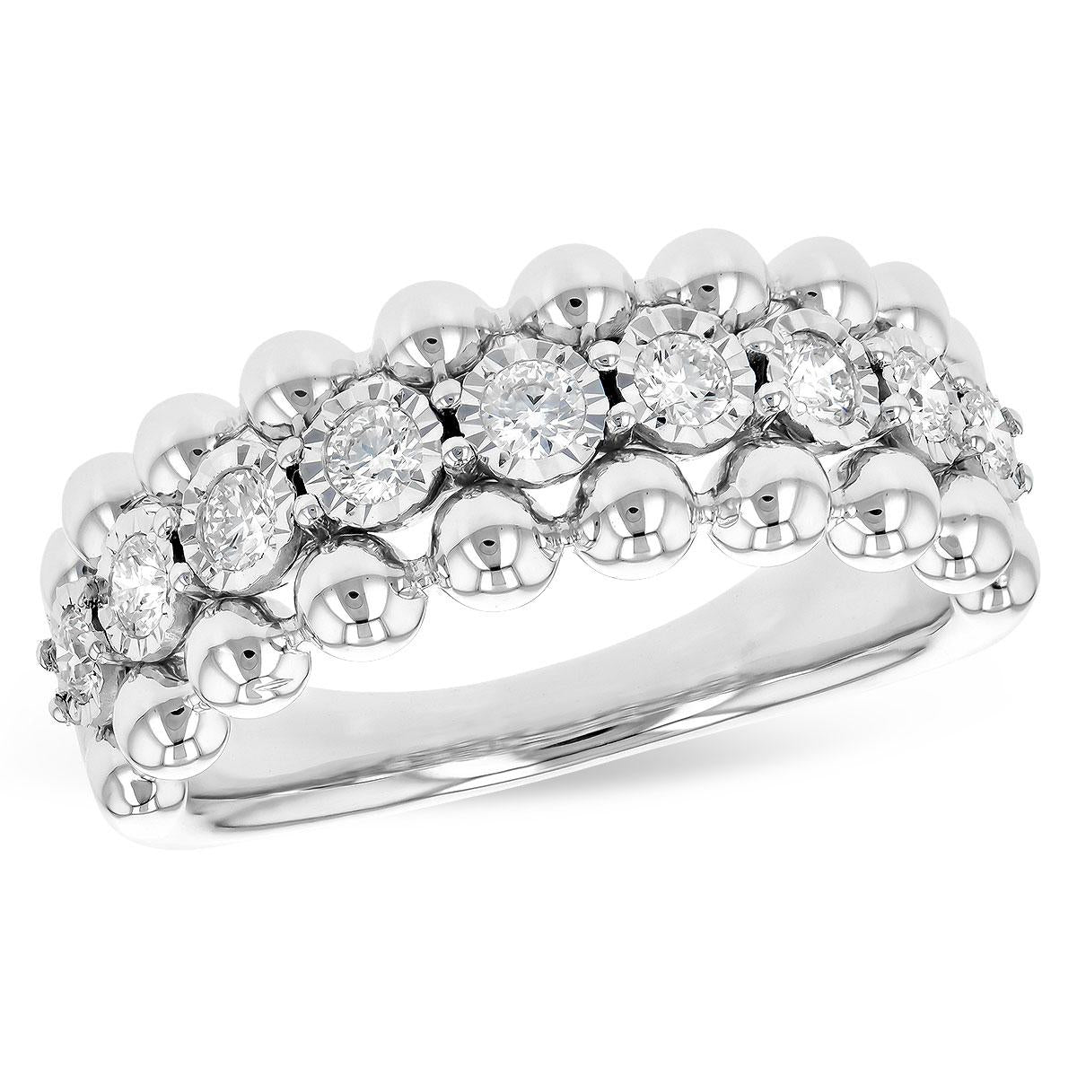 14KT Gold Ladies Diamond Wedding Ring