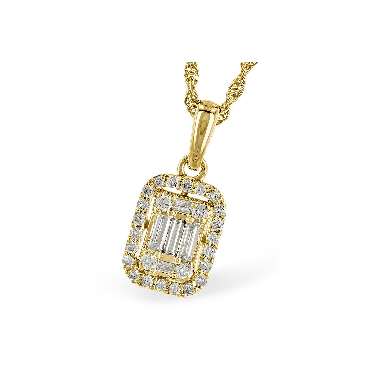 14KT Gold Diamond Necklace